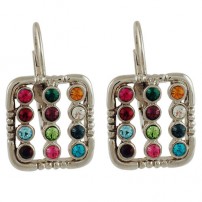 Gold Filled Silver color Lively "Choshen" Earrings